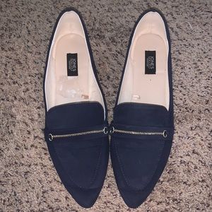 Blue and Gold Dress Shoes